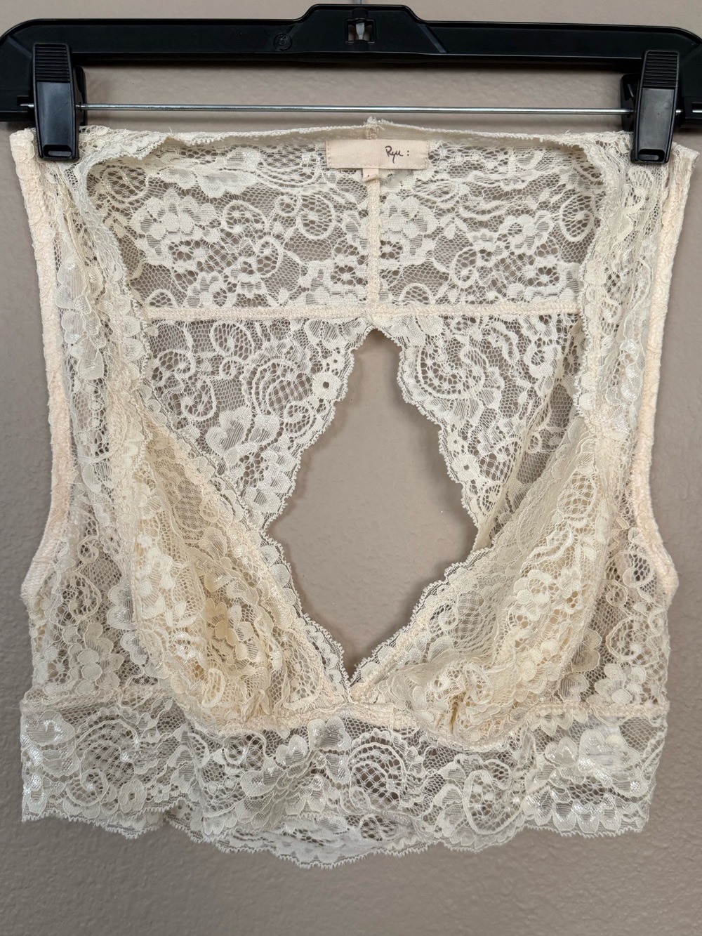 Ryu Cream Lace Bralette